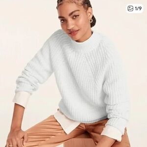J. Crew Cream Turtleneck Sweater